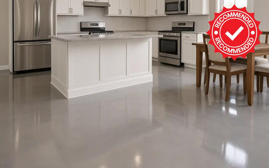 Italian Microcement Flooring Over Ceramic