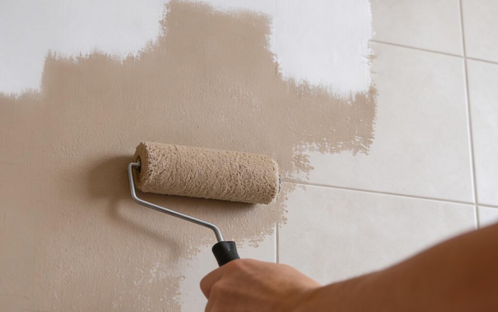 Interior Coating Over Ceramic Tiles
